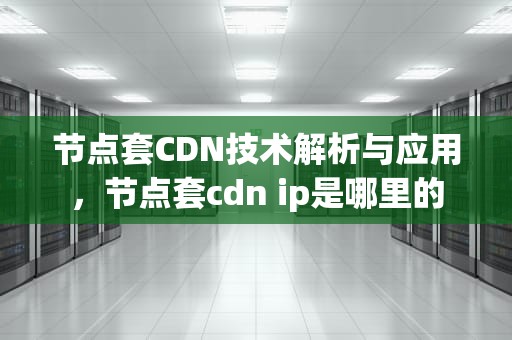 节点套CDN技术解析与应用，节点套cdn ip是哪里的