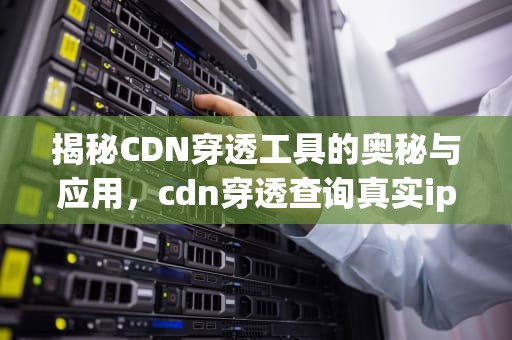 揭秘CDN穿透工具的奥秘与应用，cdn穿透查询真实ip辅助工具