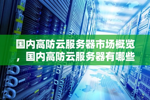 国内高防云服务器市场概览，国内高防云服务器有哪些品牌