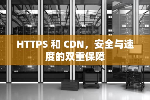 HTTPS 和 CDN，安全与速度的双重保障