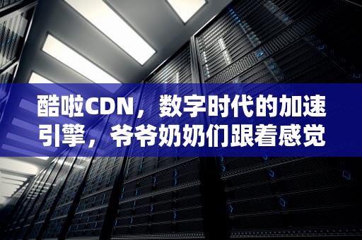 酷啦CDN，数字时代的加速引擎，爷爷奶奶们跟着感觉走太酷啦
