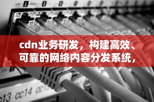 cdn业务研发，构建高效、可靠的网络内容分发系统，cdn研发工程师好吗