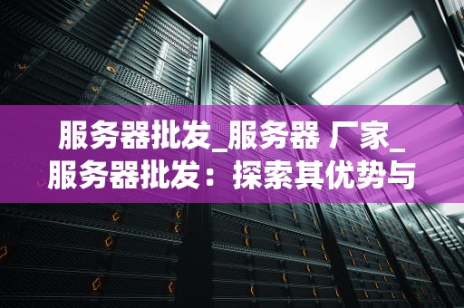 服务器批发_服务器 厂家_服务器批发：探索其优势与挑战