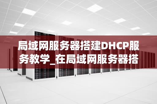 局域网服务器搭建DHCP服务教学_在局域网服务器搭建dhcp服务_局域网服务器搭建DHCP服务教学