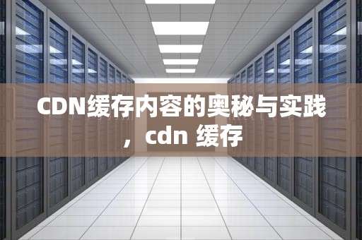 CDN缓存内容的奥秘与实践，cdn 缓存