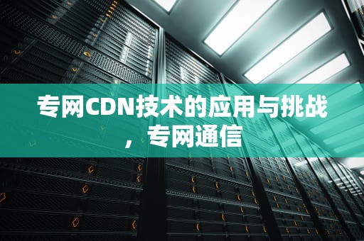 专网CDN技术的应用与挑战，专网通信