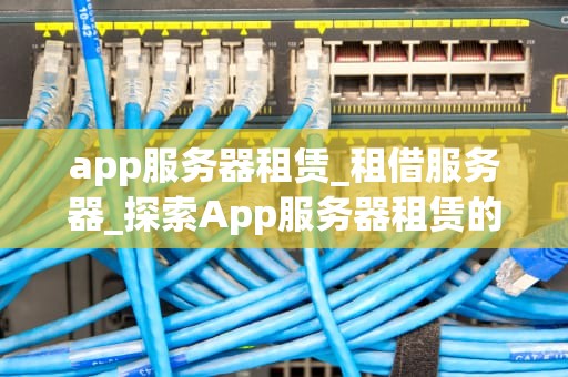 app服务器租赁_租借服务器_探索App服务器租赁的全面指南