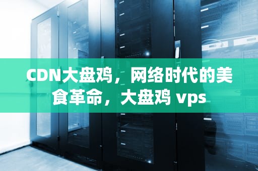 CDN大盘鸡，网络时代的美食革命，大盘鸡 vps