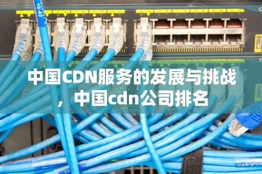 中国CDN服务的发展与挑战，中国cdn公司排名