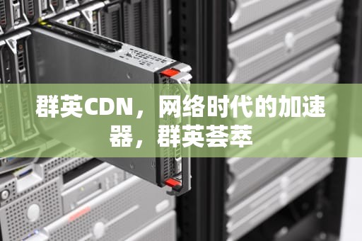 群英CDN，网络时代的加速器，群英荟萃