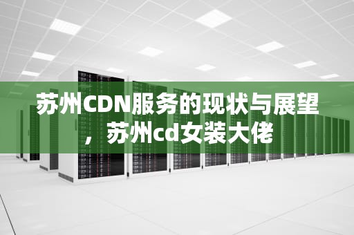 苏州CDN服务的现状与展望，苏州cd女装大佬