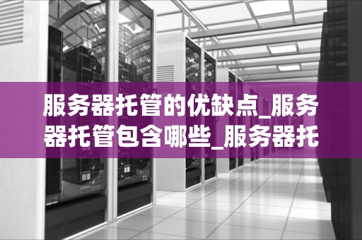 服务器托管的优缺点_服务器托管包含哪些_服务器托管的优缺点分析