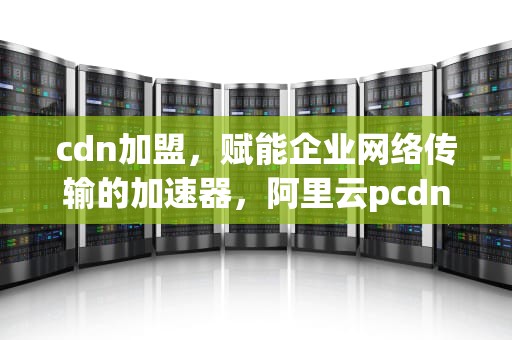 cdn加盟，赋能企业网络传输的加速器，阿里云pcdn加盟