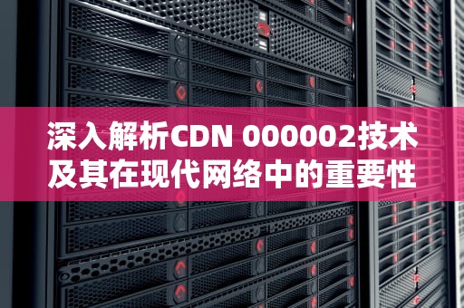 深入解析CDN 000002技术及其在现代网络中的重要性，cdn000002什么意思