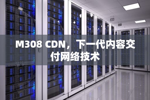 M308 CDN，下一代内容交付网络技术