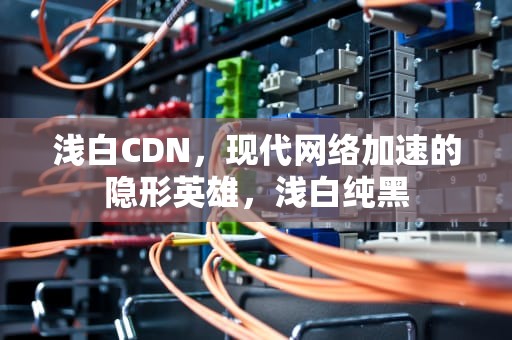 浅白CDN，现代网络加速的隐形英雄，浅白纯黑