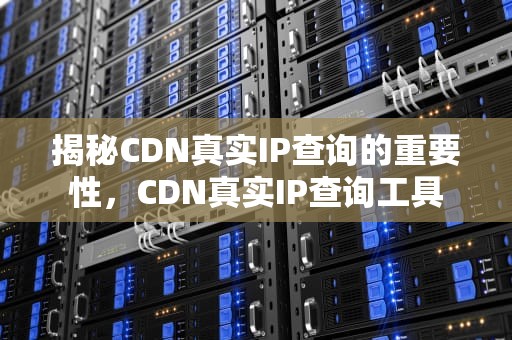 揭秘CDN真实IP查询的重要性，CDN真实IP查询工具