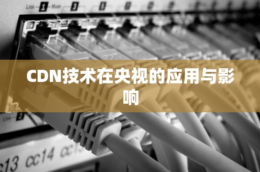 CDN技术在央视的应用与影响