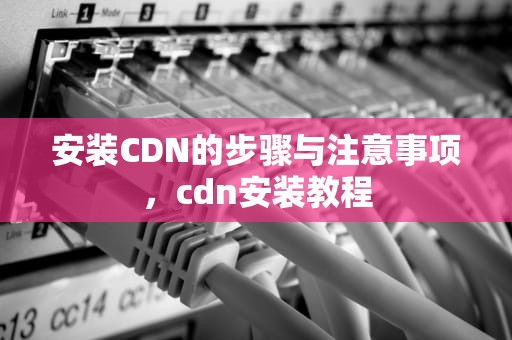 安装CDN的步骤与注意事项，cdn安装教程