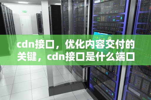 cdn接口，优化内容交付的关键，cdn接口是什么端口