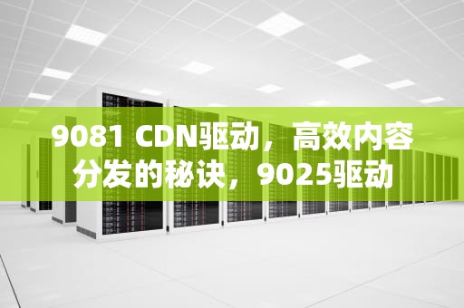 9081 CDN驱动，高效内容分发的秘诀，9025驱动