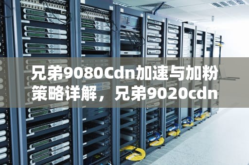 兄弟9080Cdn加速与加粉策略详解，兄弟9020cdn加粉清零图解