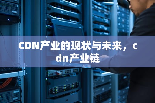 CDN产业的现状与未来，cdn产业链