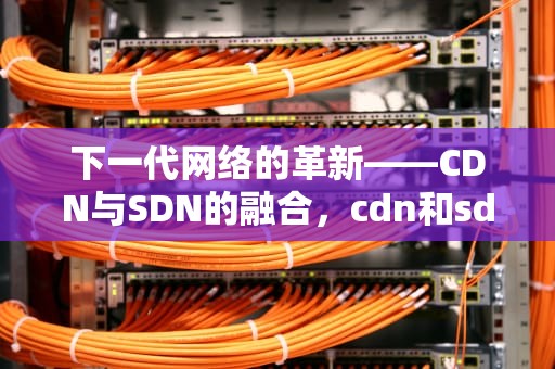下一代网络的革新——CDN与SDN的融合，cdn和sdn的区别