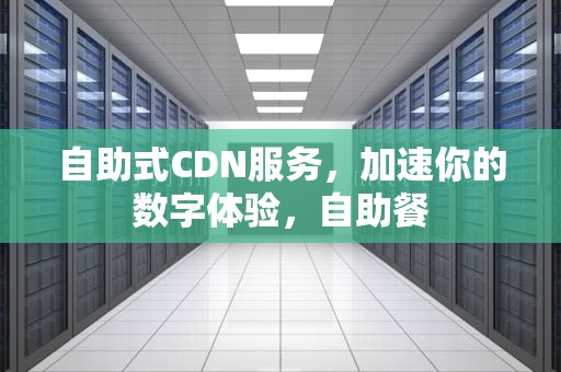 自助式CDN服务，加速你的数字体验，自助餐