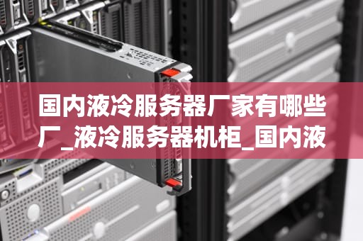 国内液冷服务器厂家有哪些厂_液冷服务器机柜_国内液冷服务器厂家的发展现状与前景