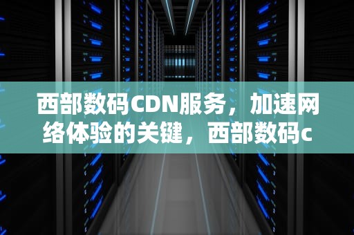 西部数码CDN服务，加速网络体验的关键，西部数码cdn加速
