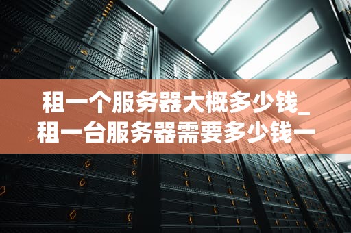 租一个服务器大概多少钱_租一台服务器需要多少钱一个月_租一个服务器大概多少钱？