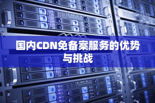 国内CDN免备案服务的优势与挑战