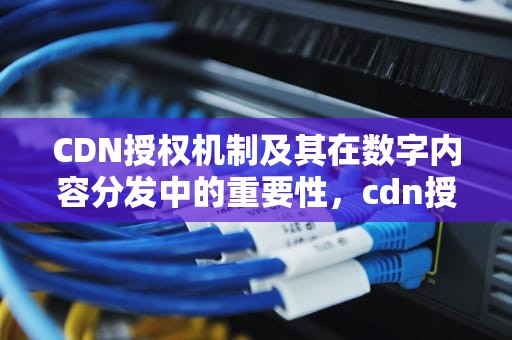CDN授权机制及其在数字内容分发中的重要性，cdn授权鉴权