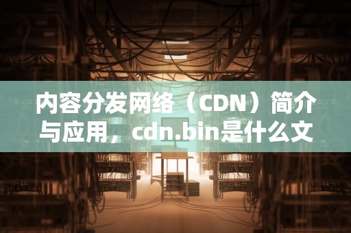 内容分发网络（CDN）简介与应用，cdn.bin是什么文件