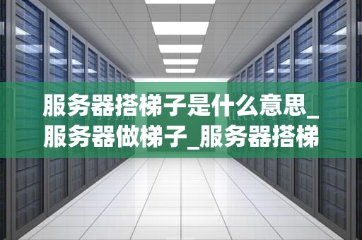 服务器搭梯子是什么意思_服务器做梯子_服务器搭梯子：技术、应用与法律风险
