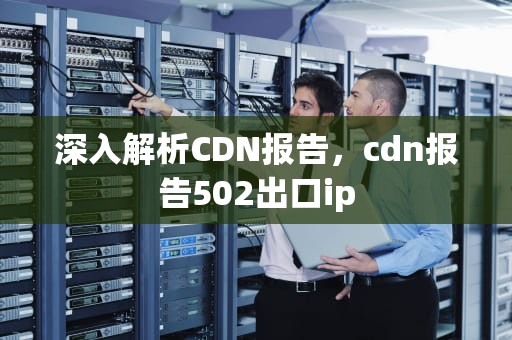 深入解析CDN报告，cdn报告502出口ip