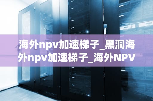 海外npv加速梯子_黑洞海外npv加速梯子_海外NPV加速梯子的探索与实践