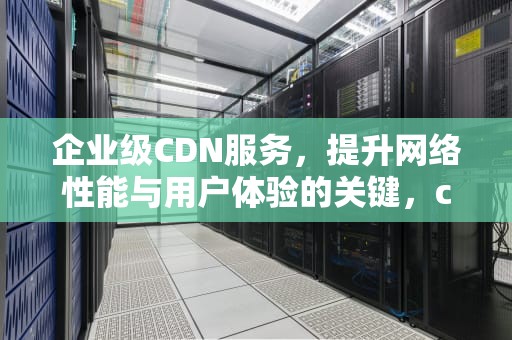 企业级CDN服务，提升网络性能与用户体验的关键，cdn企业排名