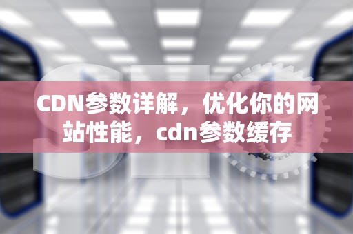 CDN参数详解，优化你的网站性能，cdn参数缓存