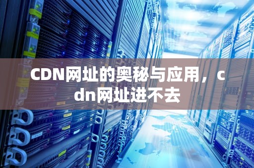 CDN网址的奥秘与应用，cdn网址进不去