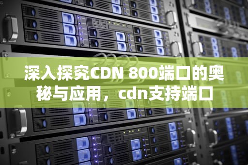 深入探究CDN 800端口的奥秘与应用，cdn支持端口