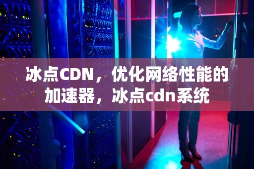 冰点CDN，优化网络性能的加速器，冰点cdn系统