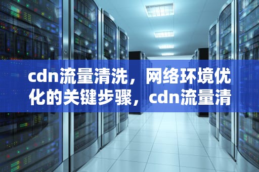 cdn流量清洗，网络环境优化的关键步骤，cdn流量清洗原理