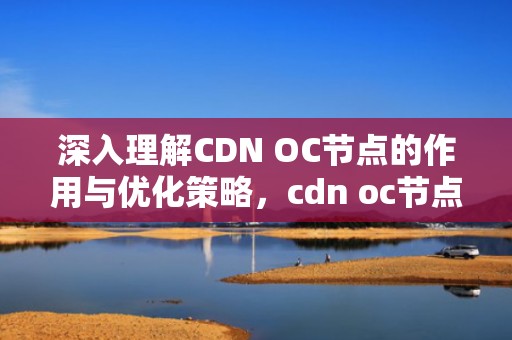 深入理解CDN OC节点的作用与优化策略，cdn oc节点是什么