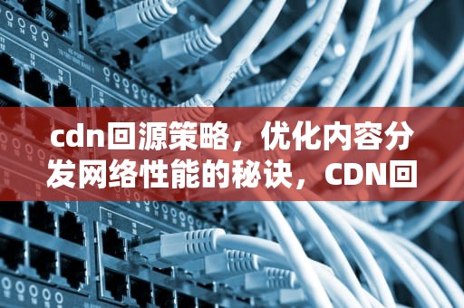 cdn回源策略，优化内容分发网络性能的秘诀，CDN回源策略