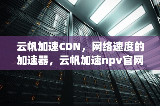 云帆加速CDN，网络速度的加速器，云帆加速npv官网