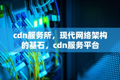 cdn服务所，现代网络架构的基石，cdn服务平台
