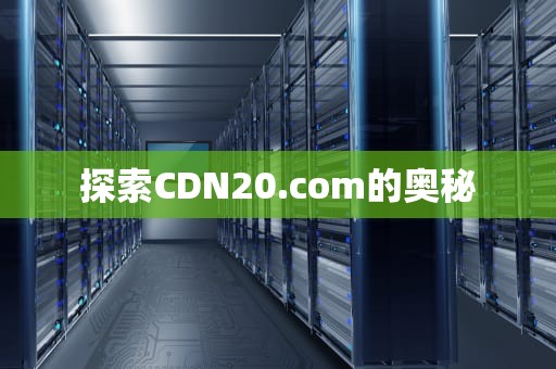 探索CDN20.com的奥秘