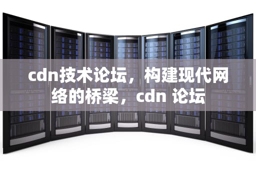 cdn技术论坛，构建现代网络的桥梁，cdn 论坛